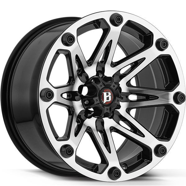 Ballistic 814 Jester Flat Black with Machined Face