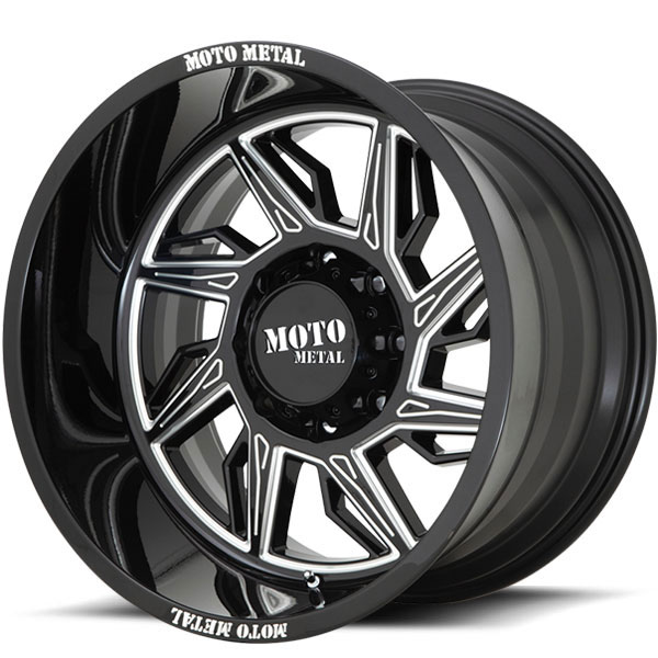 Moto Metal MO997 Hurricane Gloss Black with Milled Spokes Right