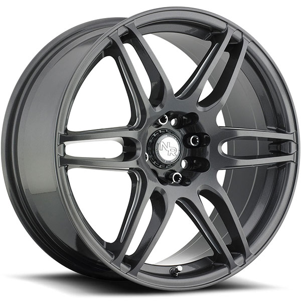 Niche NR6 M105 Anthracite with Milled Spokes