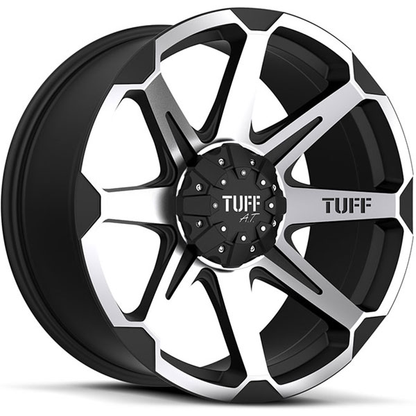 Tuff T05 Flat Black with Machined Face