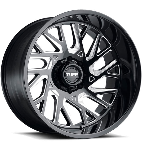 Tuff T4B Gloss Black with Milled Spokes