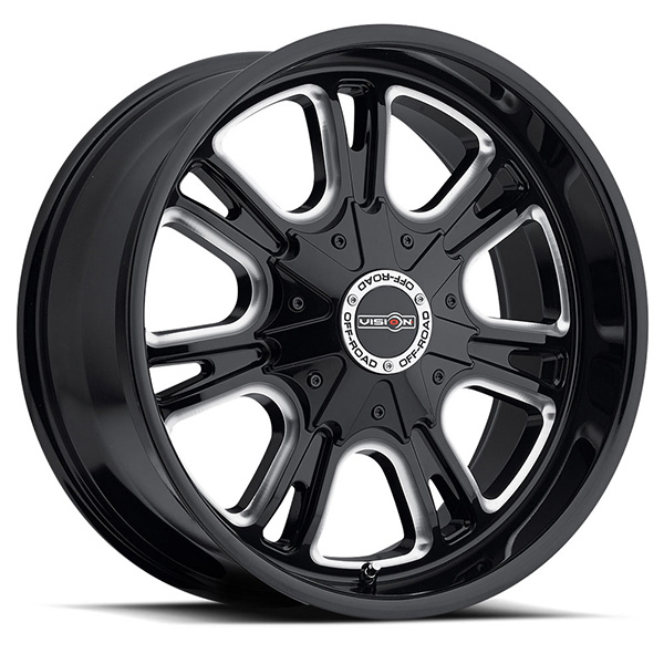 Vision Off-Road 3992 Storm Black Machined