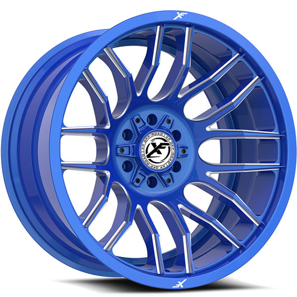 XF Off-Road XF-232 Blue with Milled Spokes