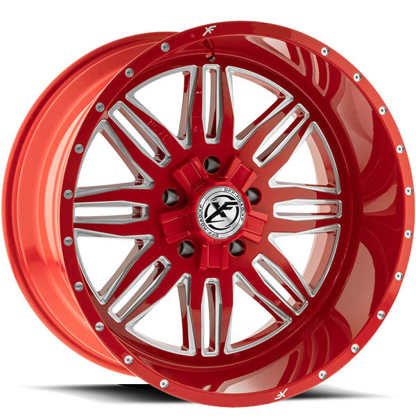 XF Off-Road XFX-303 Red with Milled Spokes